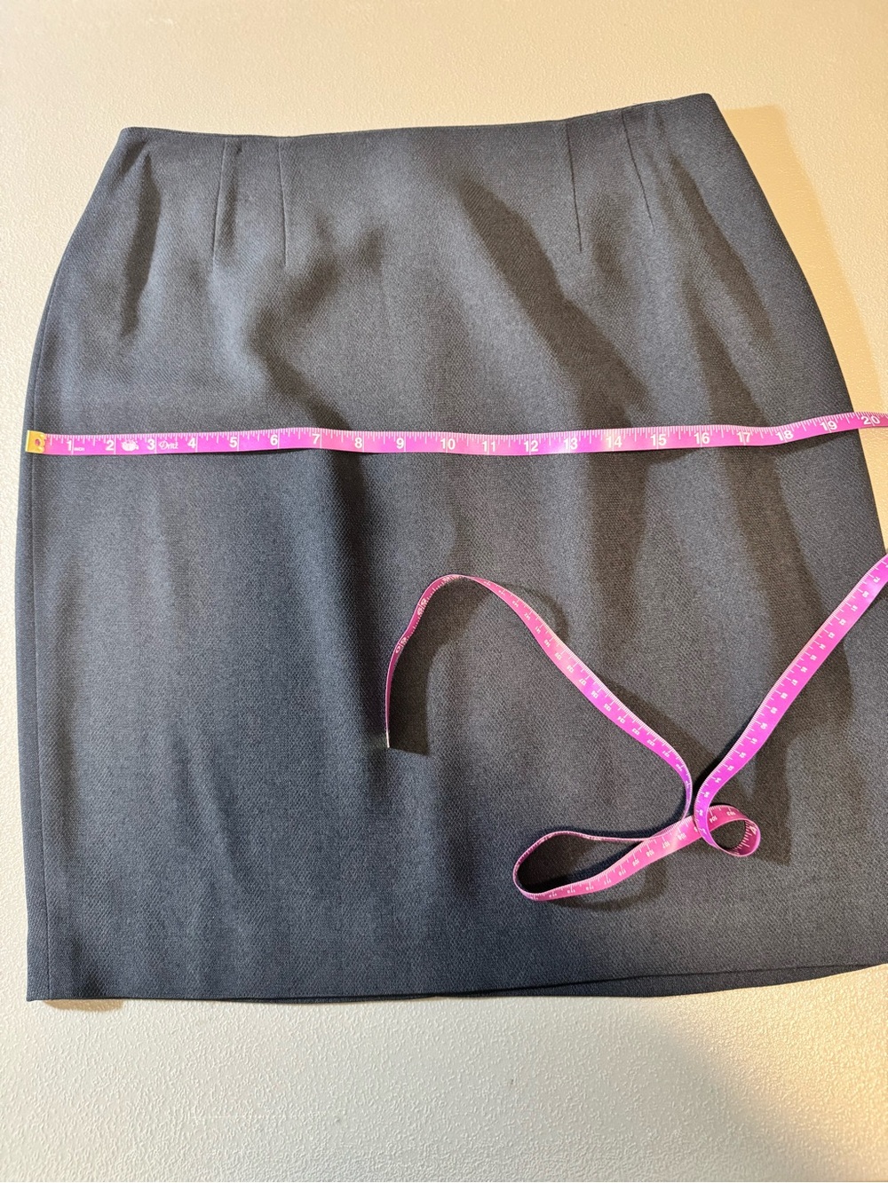 Ellen Tracy Linda Allard Dark Gray Pencil Skirt Size 10 - Picture 14 of 16